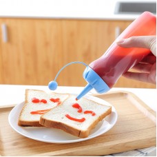 旋轉式擠壓醬汁瓶 沙拉番茄醬擠壓瓶 廚房必備醬油調味罐 調味瓶