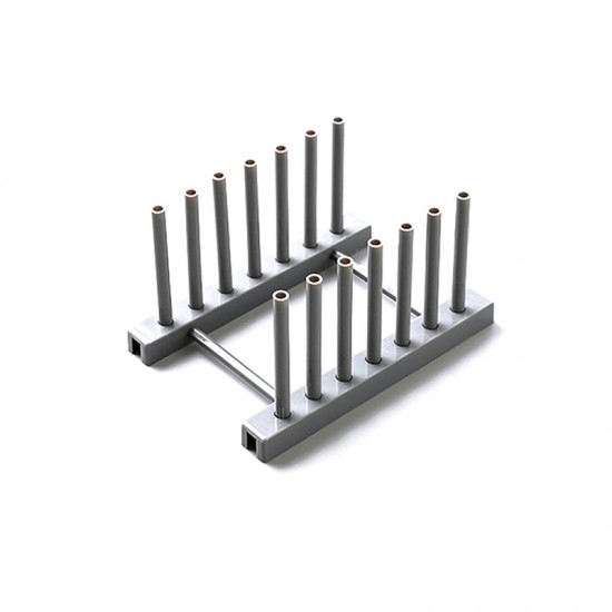 多用途碗盤瀝水架 可拆式鍋蓋收納架 碗盤塑膠瀝水置物架