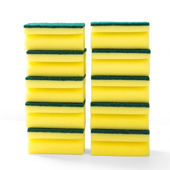 工字海棉雙面菜瓜布 廚房洗碗必備海綿瓜布 海綿清潔瓜布