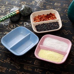 日式小麥醬醋小菜碟 創意小麥秸稈調味醬醋碟 小菜分隔小碟子 盤子