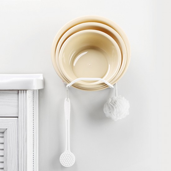 無痕壁掛式臉盆收納架 強力無痕臉盆掛架 浴室必備置物架