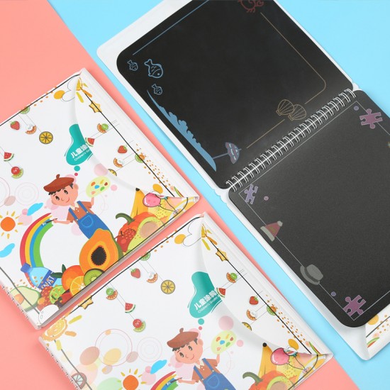 可重複使用繪畫本 水洗材質畫冊 方便攜帶可擦畫本