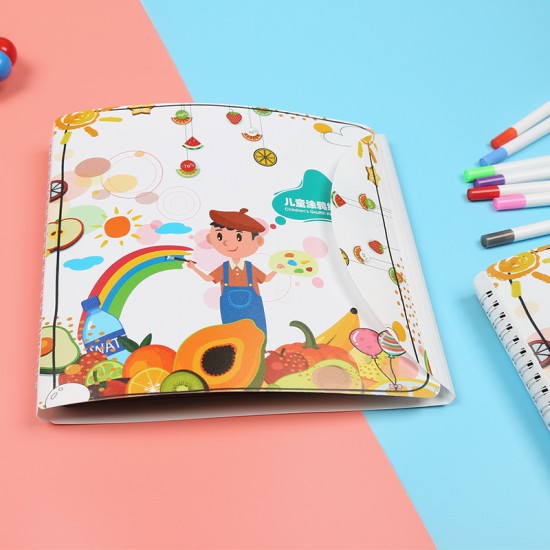 可重複使用繪畫本 水洗材質畫冊 方便攜帶可擦畫本