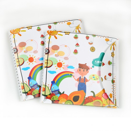 可重複使用繪畫本 水洗材質畫冊 方便攜帶可擦畫本