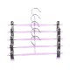 家用不鏽鋼防滑裙架 多功能衣櫃伸縮褲夾 創意防滑裙褲夾 防滑衣架 5個裝