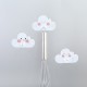 表情雲朵造型掛勾 可愛造型強力黏貼掛鉤 門後表情掛鈎 4個裝