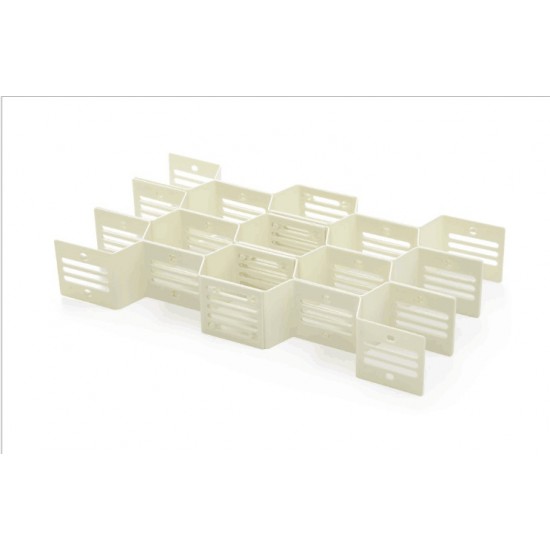 蜂巢式組合收納隔板 創意衣櫃內衣內褲分隔板 整理收納盒