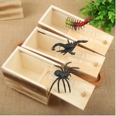 惡搞整人木盒玩具 創意蜘蛛蠍子蜈蚣逼真整人玩具 仿真整人道具