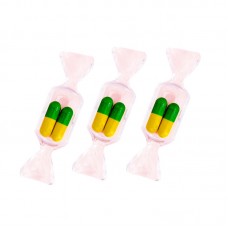 可愛糖果造型透明收納盒 迷你耳環首飾收納盒 小巧方便攜帶飾品盒
