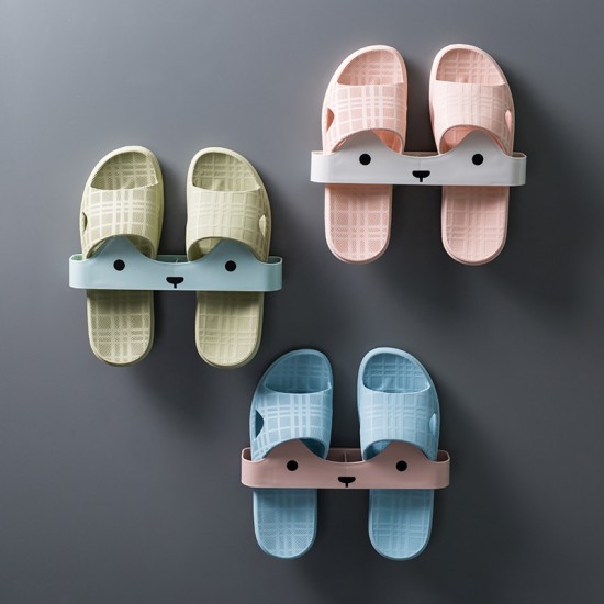 壁掛式拖鞋收納架 居家創意室內拖鞋收納架 收納鞋架 宿舍必備收納小物