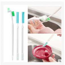 奶瓶保溫瓶溝槽清潔刷 創意杯蓋瓶口隙縫清潔刷組 廚房必備洗杯刷三件組
