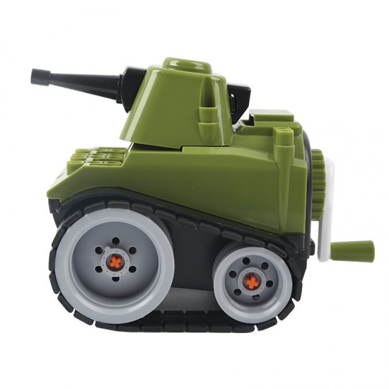 坦克車造型削筆器 學生文具必備 創意DIY組裝削鉛筆器