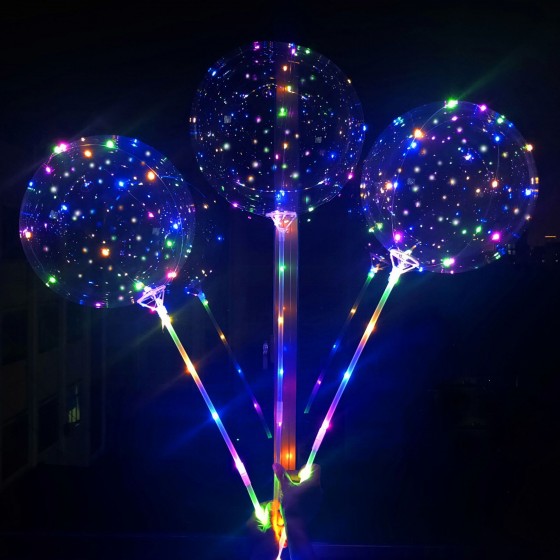 LED閃光20吋波波球 超夯LED燈光氣球 發光圓型氣球 LED閃光20吋波波球 超夯LED燈光氣球 發光圓型氣球