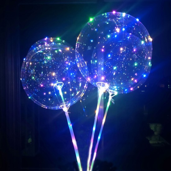 LED閃光20吋波波球 超夯LED燈光氣球 發光圓型氣球