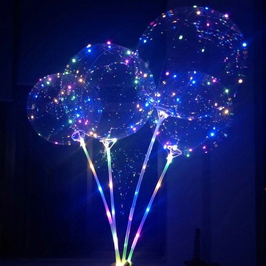 LED閃光20吋波波球 超夯LED燈光氣球 發光圓型氣球