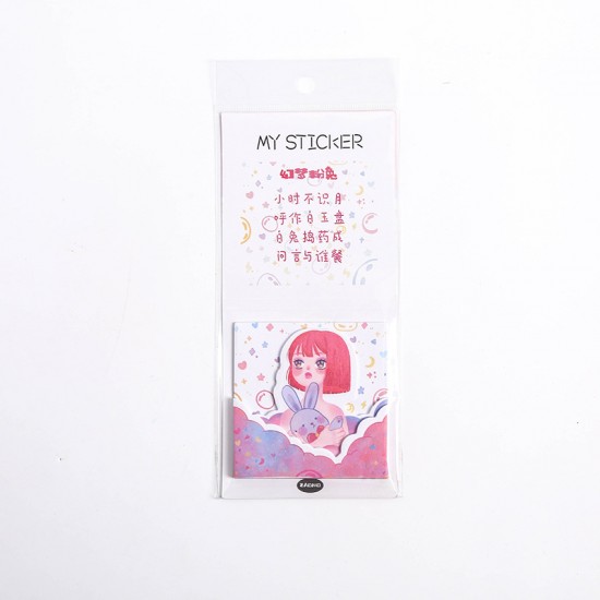 原創分層組合式便利貼 創意可愛造型N次貼 花朵少年系列便利貼