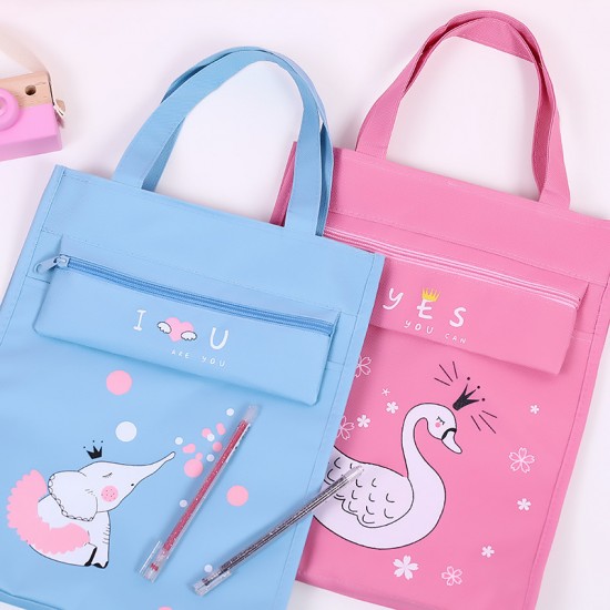 多功能手提補習袋 可愛美術補習袋 學生必備手提袋