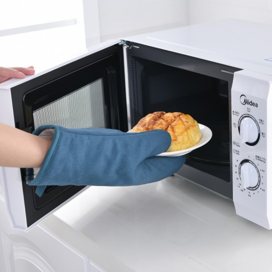 微波爐隔熱手套 繽紛棉麻烘焙手套 烘焙燒烤防燙手套 單入