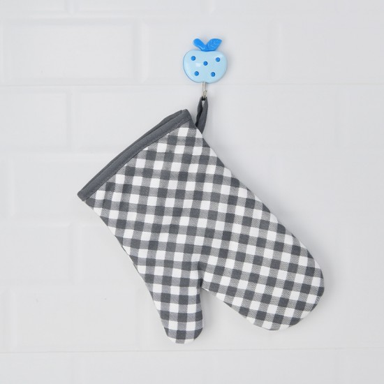 微波爐隔熱手套 繽紛棉麻烘焙手套 烘焙燒烤防燙手套 單入