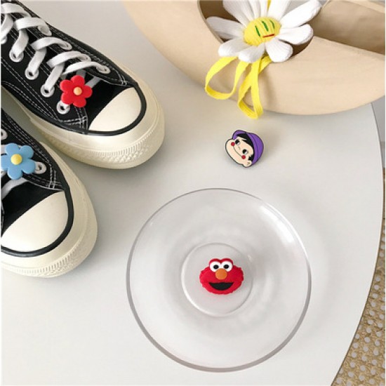 小清新花朵鞋扣 創意立體帆布鞋裝飾配件 可愛小花朵造型鞋帶裝飾