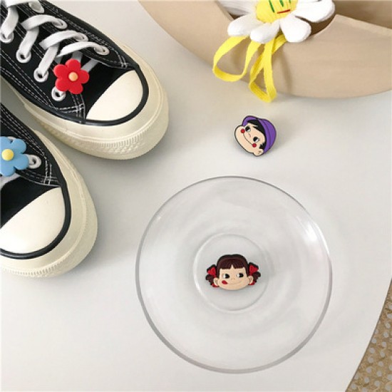 小清新花朵鞋扣 創意立體帆布鞋裝飾配件 可愛小花朵造型鞋帶裝飾