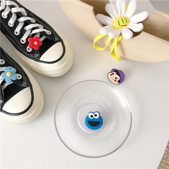 小清新花朵鞋扣 創意立體帆布鞋裝飾配件 可愛小花朵造型鞋帶裝飾