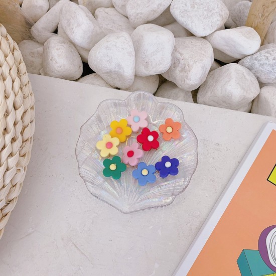 小清新花朵鞋扣 創意立體帆布鞋裝飾配件 可愛小花朵造型鞋帶裝飾