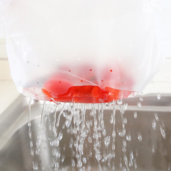 廚房水槽瀝水垃圾袋 廚餘收納袋 排水口菜渣過濾垃圾袋 30個裝