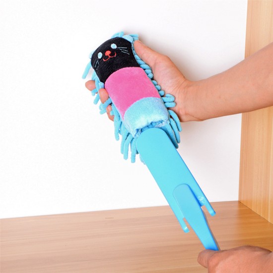 動物雪尼爾除塵撢 桌面清潔刷 超吸水糖果色除塵撢