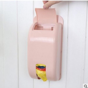 壁掛抽取垃圾袋收納盒 創意塑膠袋整理收納 廚房垃圾袋收納神器