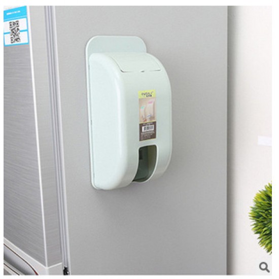 壁掛抽取垃圾袋收納盒 創意塑膠袋整理收納 廚房垃圾袋收納神器