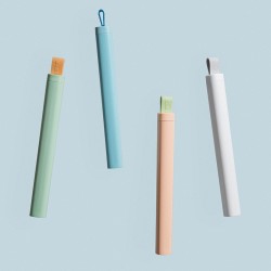 旅行必備牙刷收納盒 創意簡約造型牙刷盒 時尚牙刷收納盒