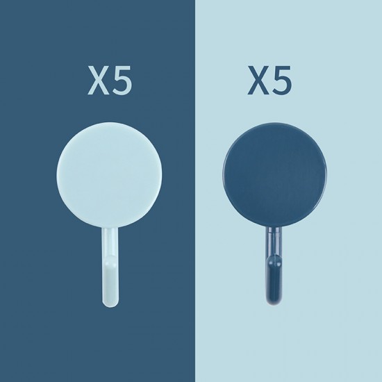 簡約北歐風格掛勾 撞色強力掛勾 牆面收納掛勾10入裝