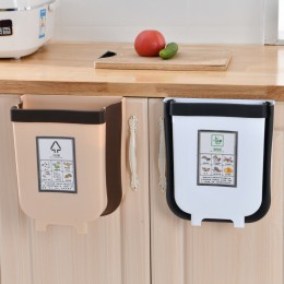 伸縮摺疊掛式垃圾桶 多功能家用懸掛式收納桶 廚房必備廚餘桶