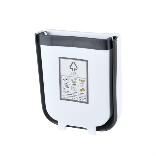 伸縮摺疊掛式垃圾桶 多功能家用懸掛式收納桶 廚房必備廚餘桶