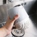 簡約矽藻土雙格筷筒 創意廚房餐具瀝水收納架 湯匙筷子叉子瀝水置物架 筷籠 珪藻土