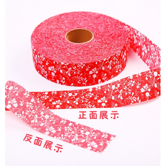 青花瓷裝飾布條 DIY手工材料裝飾 中國風布邊裝飾 100米布料裝飾