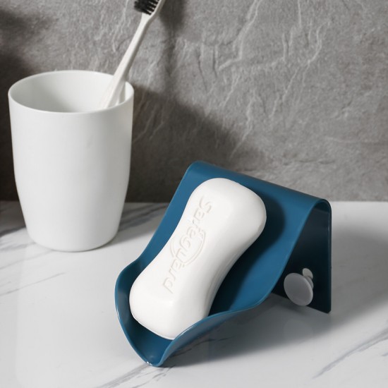 簡約瀝水肥皂架 壁掛式瀝水香皂收納架 浴室必備置物架 香皂架