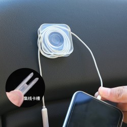 無痕魔力隨手貼 集線器 多功能車用手機支架 多用途雙面黏貼收納架