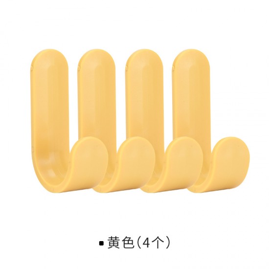 北歐風J形掛勾 廚房必備裝飾掛勾 創意門後衣帽掛鉤 北歐色小掛鈎