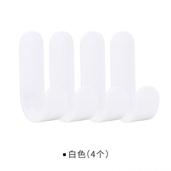 北歐風J形掛勾 廚房必備裝飾掛勾 創意門後衣帽掛鉤 北歐色小掛鈎