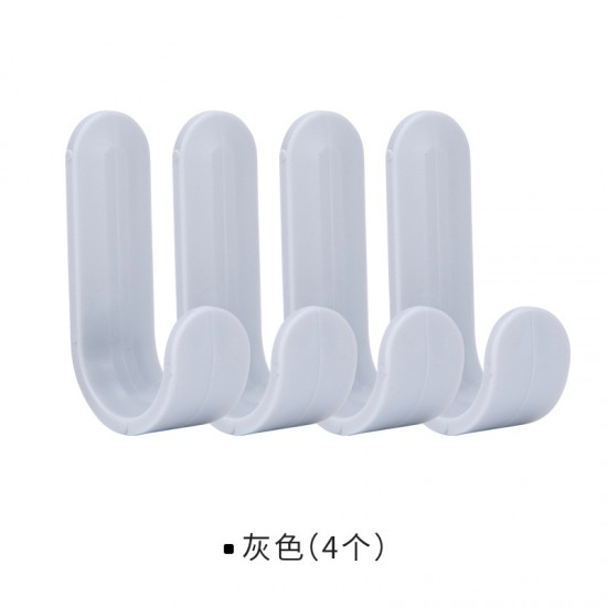 北歐風J形掛勾 廚房必備裝飾掛勾 創意門後衣帽掛鉤 北歐色小掛鈎