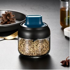 廚房必備防潮玻璃調味罐 多功能玻璃調味盒 玻璃油壺 創意玻璃調味瓶