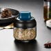 廚房必備防潮玻璃調味罐 多功能玻璃調味盒 玻璃油壺 創意玻璃調味瓶