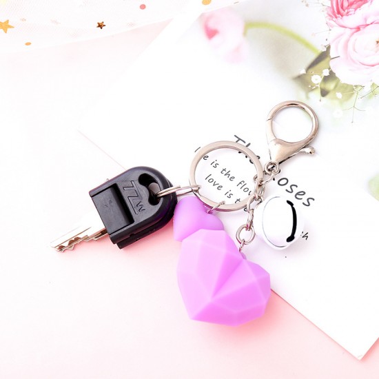 立體愛心鑰匙圈 創意包包吊飾 汽車鑰匙吊飾 創意造型鑰匙圈