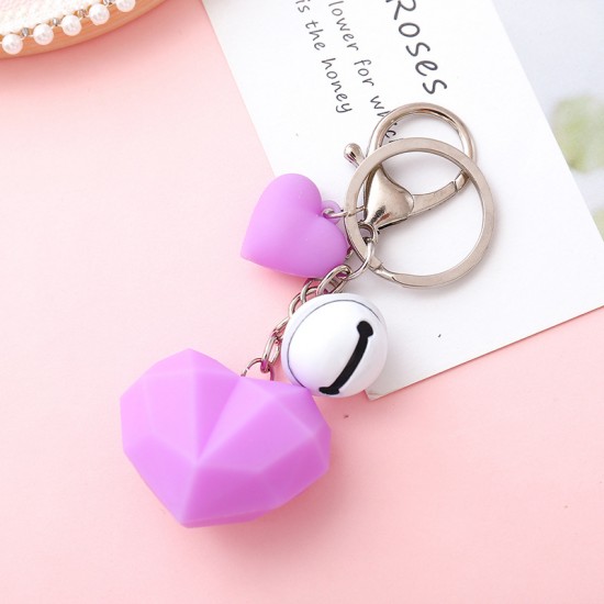 立體愛心鑰匙圈 創意包包吊飾 汽車鑰匙吊飾 創意造型鑰匙圈