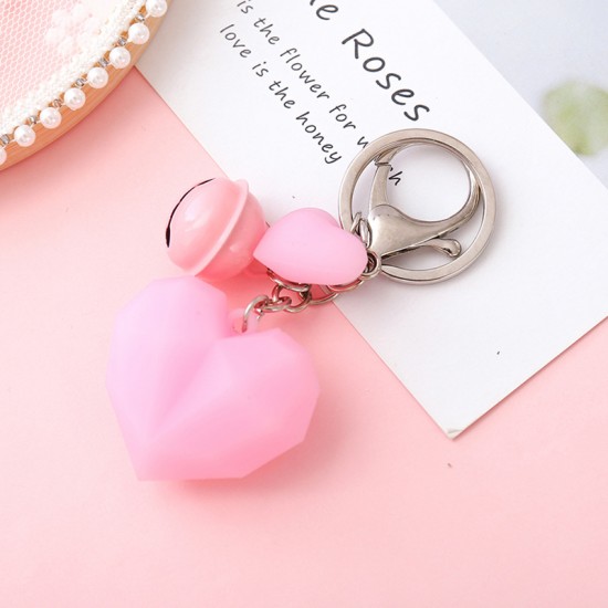 立體愛心鑰匙圈 創意包包吊飾 汽車鑰匙吊飾 創意造型鑰匙圈