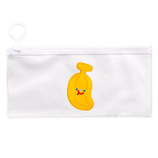 可愛白色文件袋 創意可愛圖案文具收納袋 筆袋 文件整理收納袋