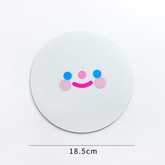 可愛造型滑鼠墊 笑臉酪梨貝殼兔子滑鼠墊 創意造型滑鼠墊 電腦周邊