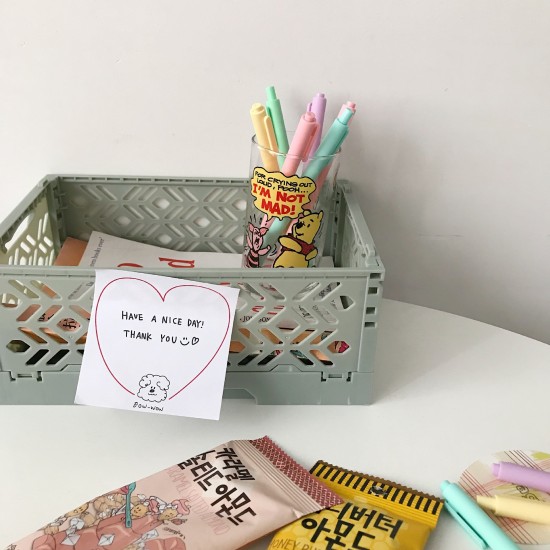 小清新黑色中性筆 辦公必備黑筆 0.5mm糖果色簡約中性筆 文具用品